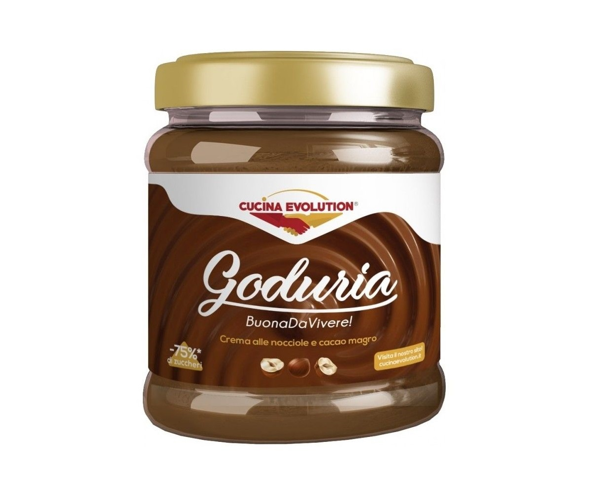 GODURIA – NOCCIOLE DEL PIEMONTE IGP E CACAO MAGRO, DA 250 G  - 1
